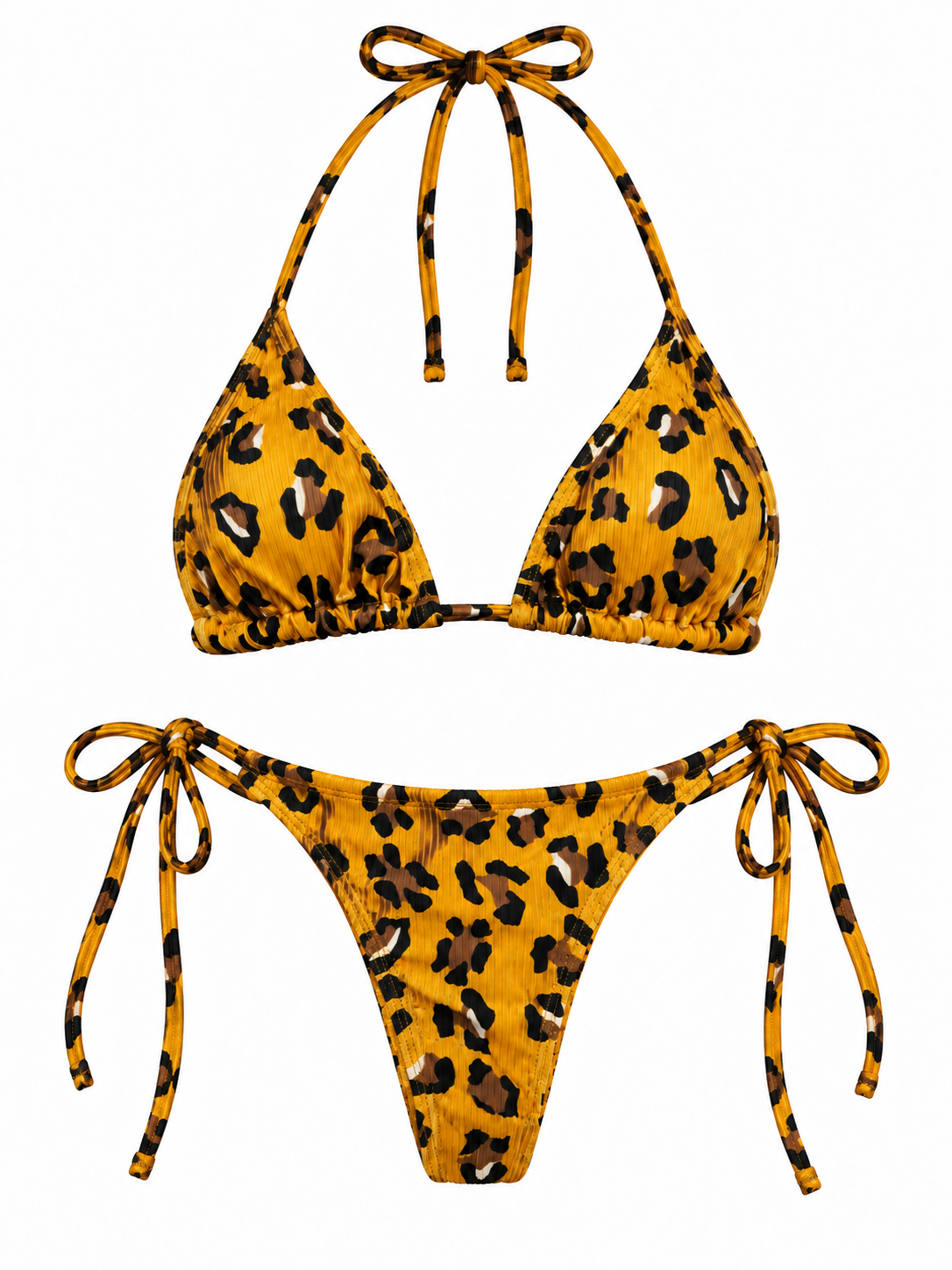 Bikini Angra ghost mannequin frontal con laterales de doble tira
